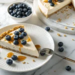 Cottage Cheese Cheesecake with Blueberries and Honey – Healthy Dessert Recipe